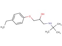 1-(tert-butylamino)-3-(4-ethylphenoxy)-2-propanol hydrochloride