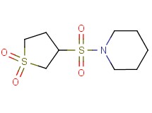 1-[(1,1-dioxidotetrahydro-3-thienyl)sulfonyl]piperidine