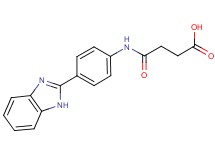 4-{[4-(1H-benzimidazol-2-yl)phenyl]amino}-4-oxobutanoic acid