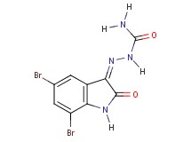 5,7-dibromo-1H-indole-2,3-dione 3-semicarbazone