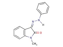 1-methyl-1H-indole-2,3-dione 3-(phenylhydrazone)