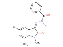 N'-(5-bromo-1,7-dimethyl-2-oxo-1,2-dihydro-3H-indol-3-ylidene)benzohydrazide