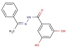 3,5-dihydroxy-N'-(1-phenylethylidene)benzohydrazide