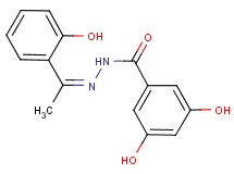 3,5-dihydroxy-N'-[1-(2-hydroxyphenyl)ethylidene]benzohydrazide