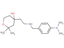 4-(2-{[4-(dimethylamino)benzyl]amino}ethyl)-2,2-dimethyltetrahydro-2H-pyran-4-ol hydrochloride