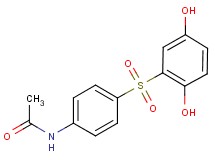 N-{4-[(2,5-dihydroxyphenyl)sulfonyl]phenyl}acetamide