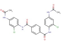 N,N'-bis[4-(acetylamino)-2-chlorophenyl]terephthalamide