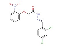 N'-(2,4-dichlorobenzylidene)-2-(2-nitrophenoxy)acetohydrazide