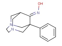 1-phenyl-3,6-diazatricyclo[4.3.1.1~3,8~]undecan-9-one oxime