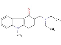3-[(diethylamino)methyl]-9-methyl-1,2,3,9-tetrahydro-4H-carbazol-4-one hydrochloride