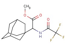 methyl 1-adamantyl[(trifluoroacetyl)amino]acetate