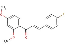 1-(2,4-dimethoxyphenyl)-3-(4-fluorophenyl)-2-propen-1-one