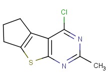 4-chloro-2-methyl-6,7-dihydro-5H-cyclopenta[4,5]thieno[2,3-d]pyrimidine