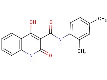 N-(2,4-dimethylphenyl)-4-hydroxy-2-oxo-1,2-dihydro-3-quinolinecarboxamide