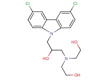 1-[bis(2-hydroxyethyl)amino]-3-(3,6-dichloro-9H-carbazol-9-yl)-2-propanol