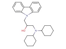 1-(9H-carbazol-9-yl)-3-(dicyclohexylamino)-2-propanol