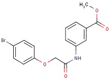 methyl 3-{[(4-bromophenoxy)acetyl]amino}benzoate