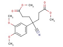 dimethyl 4-cyano-4-(3,4-dimethoxyphenyl)heptanedioate