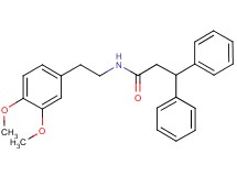 N-[2-(3,4-dimethoxyphenyl)ethyl]-3,3-diphenylpropanamide