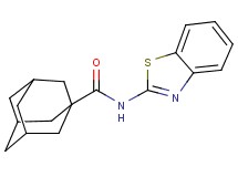 N-1,3-benzothiazol-2-yl-1-adamantanecarboxamide