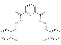 N'~2~,N'~6~-bis(2-hydroxybenzylidene)-2,6-pyridinedicarbohydrazide