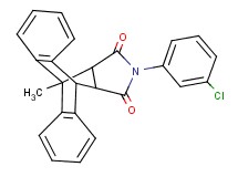 17-(3-chlorophenyl)-1-methyl-17-azapentacyclo[6.6.5.0~2,7~.0~9,14~.0~15,19~]nonadeca-2,4,6,9,11,13-hexaene-16,18-dione
