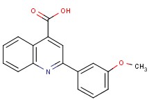2-(3-methoxyphenyl)-4-quinolinecarboxylic acid