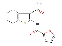 N-[3-(aminocarbonyl)-4,5,6,7-tetrahydro-1-benzothien-2-yl]-2-furamide