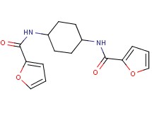 N,N'-1,4-cyclohexanediyldi(2-furamide)