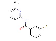 3-fluoro-N-(6-methyl-2-pyridinyl)benzamide