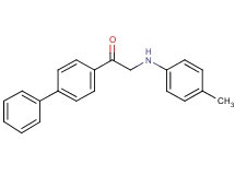 1-(4-biphenylyl)-2-[(4-methylphenyl)amino]ethanone