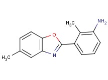 2-methyl-3-(5-methyl-1,3-benzoxazol-2-yl)aniline