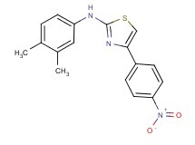 N-(3,4-dimethylphenyl)-4-(4-nitrophenyl)-1,3-thiazol-2-amine hydrobromide