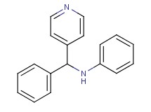 N-[phenyl(4-pyridinyl)methyl]aniline