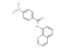 4-nitro-N-8-quinolinylbenzamide