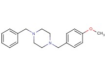 1-benzyl-4-(4-methoxybenzyl)piperazine