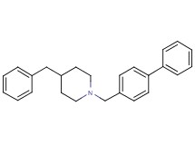 4-benzyl-1-(4-biphenylylmethyl)piperidine