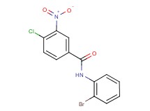 N-(2-bromophenyl)-4-chloro-3-nitrobenzamide