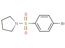 1-[(4-bromophenyl)sulfonyl]pyrrolidine