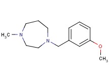 1-(3-methoxybenzyl)-4-methyl-1,4-diazepane