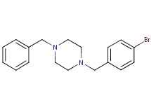 1-benzyl-4-(4-bromobenzyl)piperazine