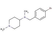 N-(4-bromobenzyl)-N,1-dimethyl-4-piperidinamine