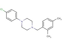 1-(4-chlorophenyl)-4-(2,4-dimethylbenzyl)piperazine