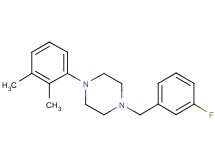 1-(2,3-dimethylphenyl)-4-(3-fluorobenzyl)piperazine