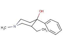 3-ethyl-1-methyl-4-phenyl-4-piperidinol
