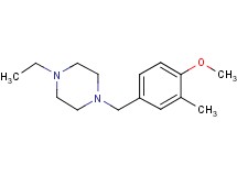 1-ethyl-4-(4-methoxy-3-methylbenzyl)piperazine