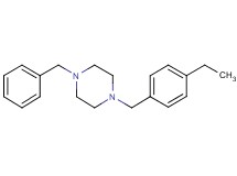 1-benzyl-4-(4-ethylbenzyl)piperazine
