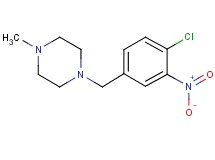 1-(4-chloro-3-nitrobenzyl)-4-methylpiperazine