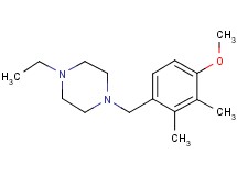 1-ethyl-4-(4-methoxy-2,3-dimethylbenzyl)piperazine