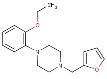 1-(2-ethoxyphenyl)-4-(2-furylmethyl)piperazine